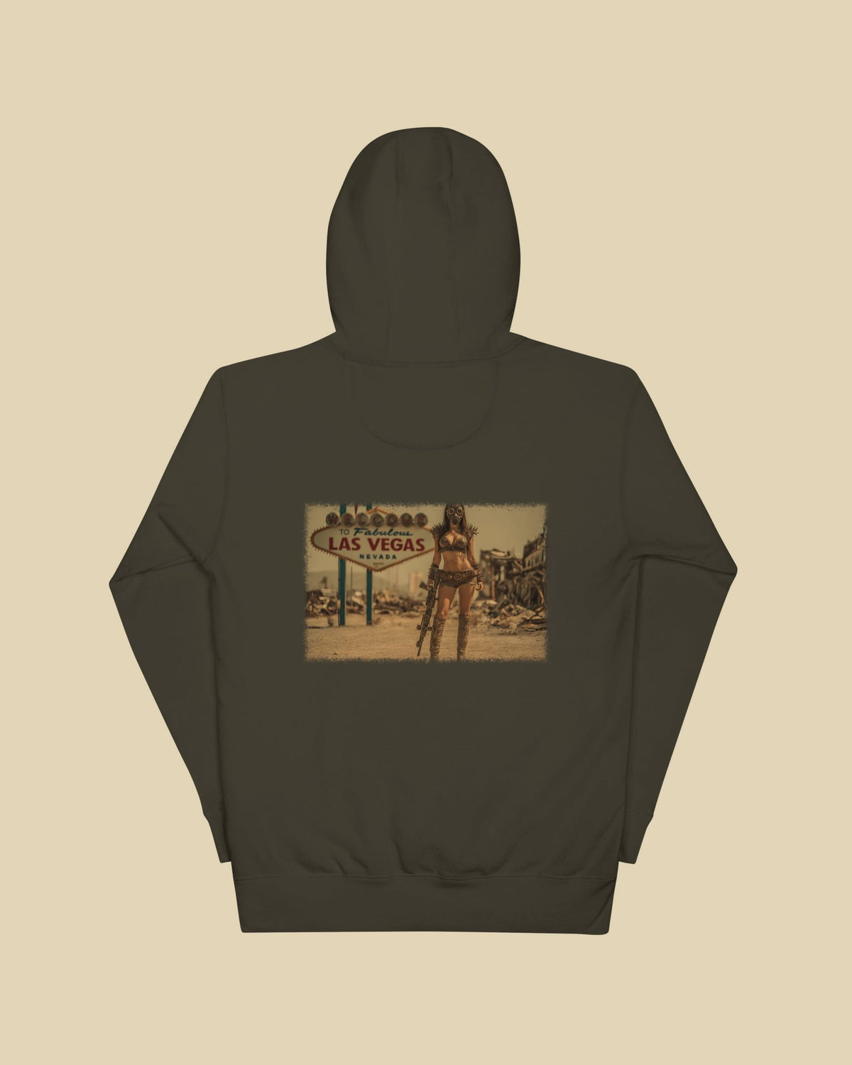 CRY HAVOC Pullover Hoodie, Welcome to Las Vegas back print
